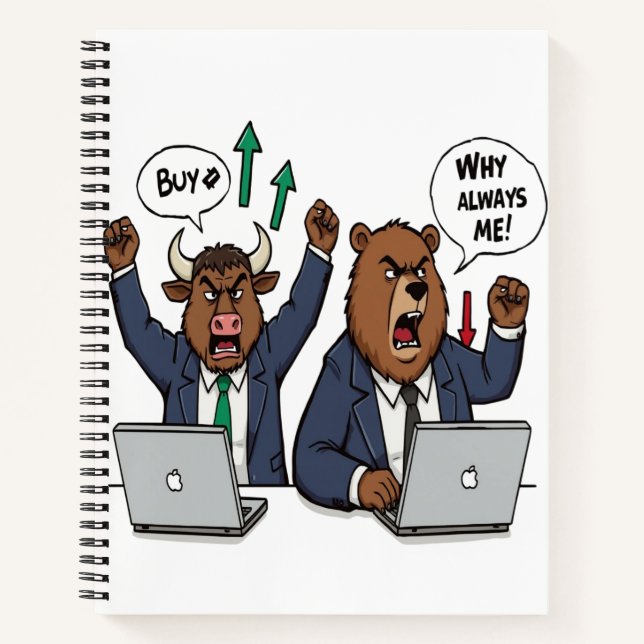 Cuaderno Resilient Bear Market Notebook (Anverso)