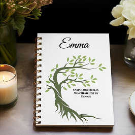 Cuaderno RESILIENTE por DISEÑO Moderno Personalizado