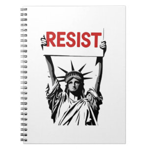 Cuaderno Resista al fascismo Floral Transgénero LGBTQ Anti