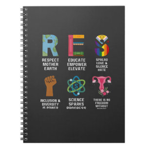Cuaderno Resistir la floral derechos LGBTQ Trans Igualdad