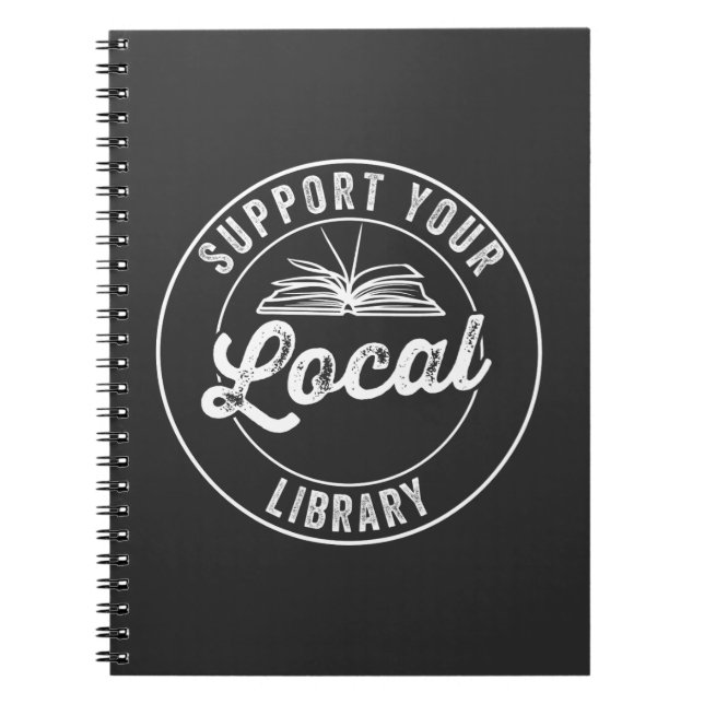 Cuaderno respaldar su librar local (Frente)