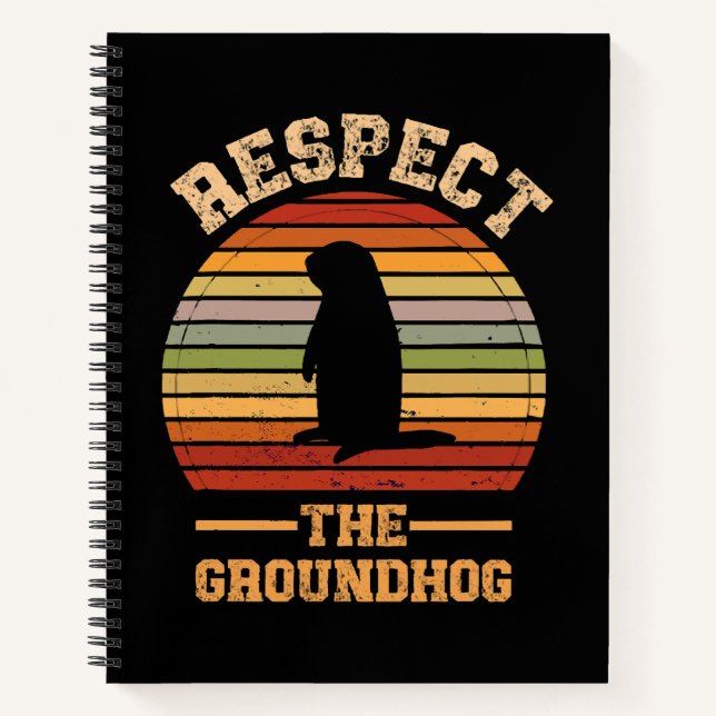 Cuaderno Respetar el Día del Marmota (Anverso)