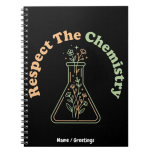 Cuaderno Respetar La Química Retro Botánica Ciencia 