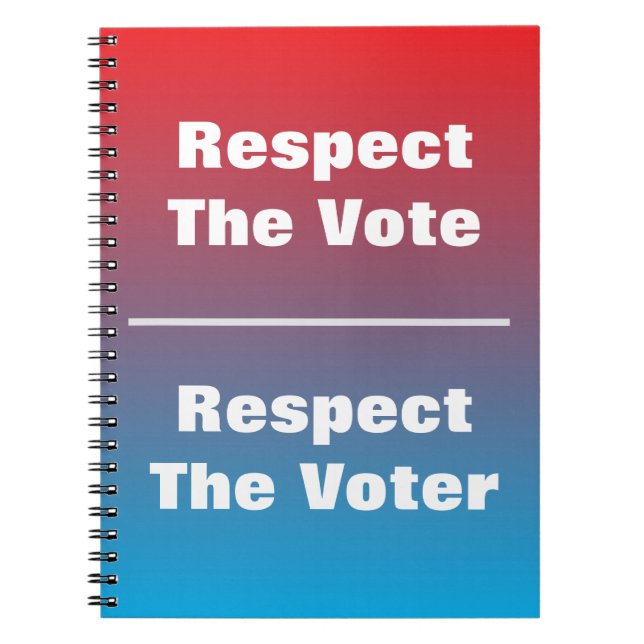 Cuaderno Respeto al Bloc de notas de voto y de voto (Frente)