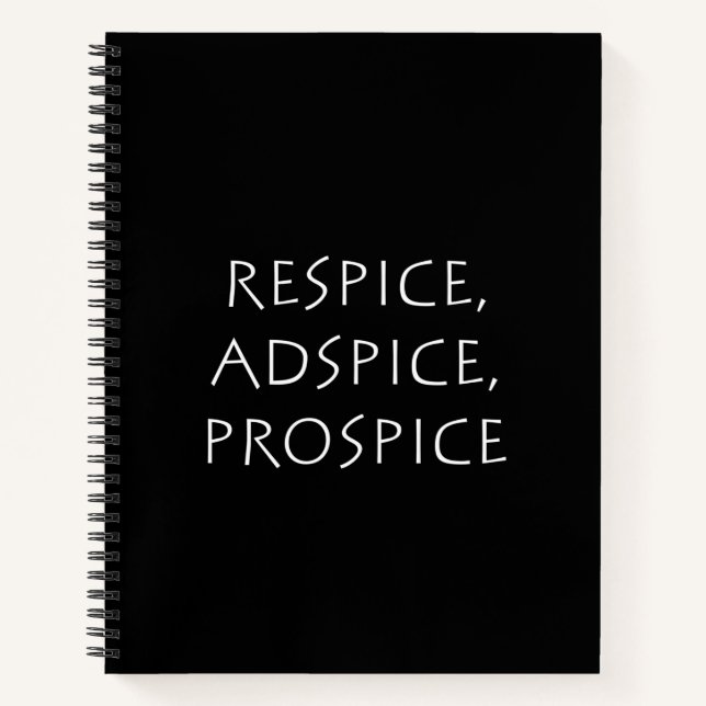 Cuaderno Respice adspice prospice (Anverso)