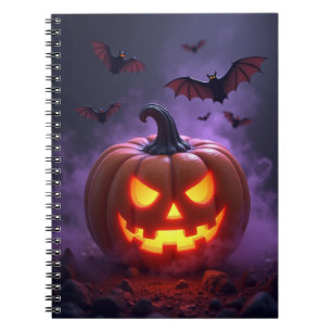 Cuaderno Resplandor de Calabaza Embrujada