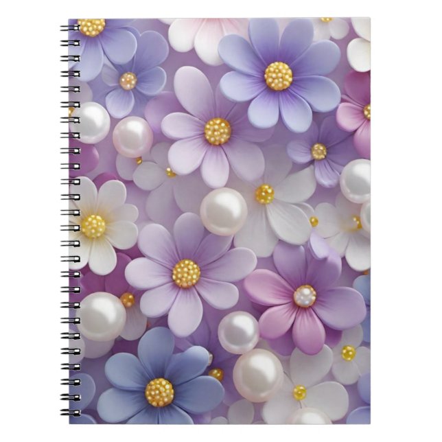 Cuaderno Resplandor Floral Bañado por el Sol (Frente)