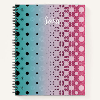 Cuaderno Resplandor Geométrico: Patrones de Mandala Tech