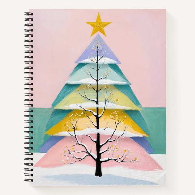 Cuaderno Resplandor Pastel de Invierno (Anverso)