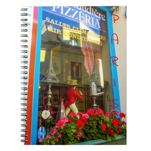 Cuaderno Restaurante de arquitectura francesa Cityscape Str (Frente)