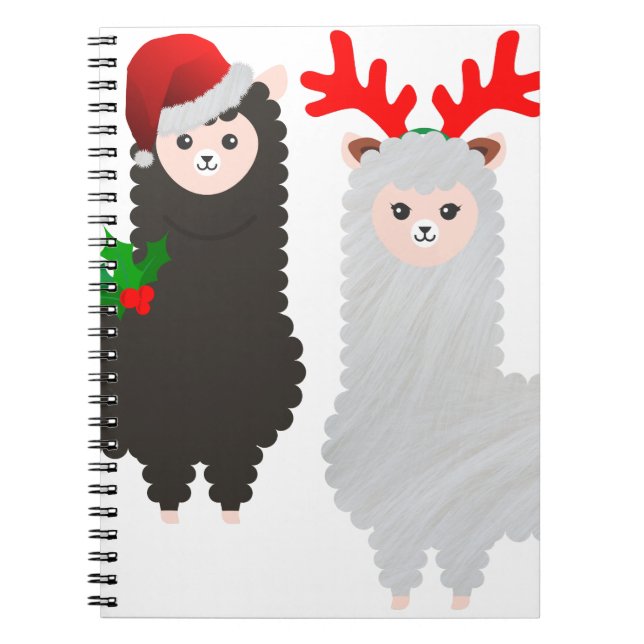 Cuaderno Resto de los navidades alpacas (Frente)