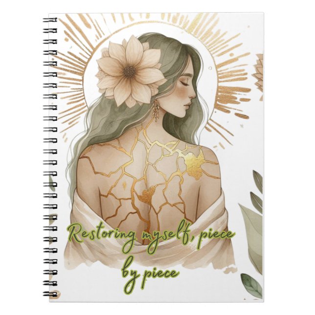 Cuaderno Restoring Myself with Love – Kintsugi Art (Frente)