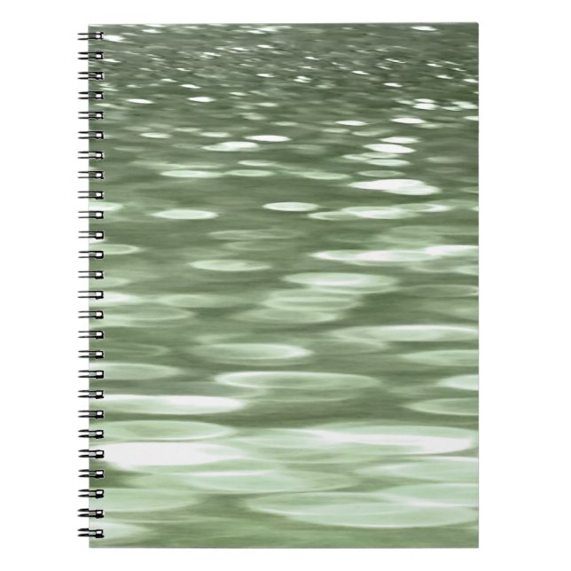 Cuaderno Resumen #3: Desenfoque verde oliva (Frente)