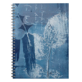 Cuaderno Resumen arte azul grunge moderno