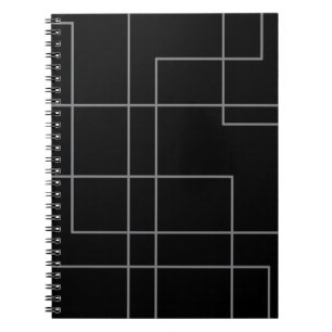 Cuaderno Resumen, arte moderno, simple, de líneas mínimas