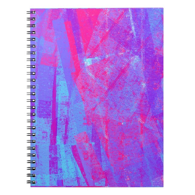 Cuaderno Resumen azul Neon Pink & Aqua (Frente)