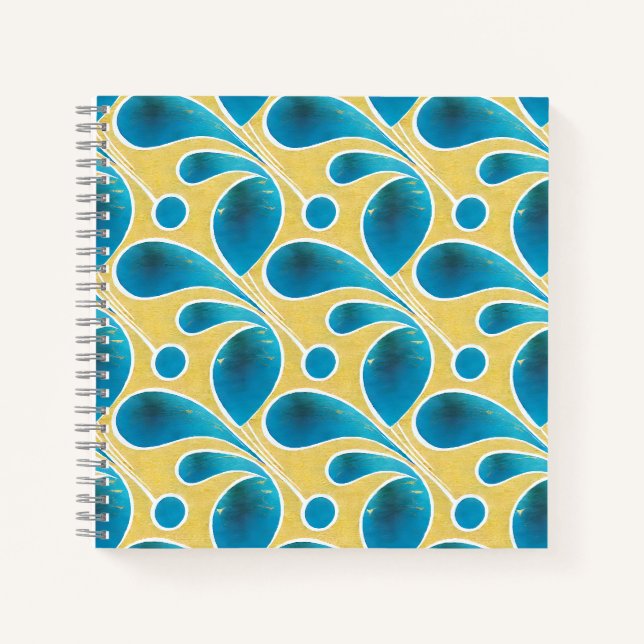 Cuaderno Resumen azul y oro (Anverso)
