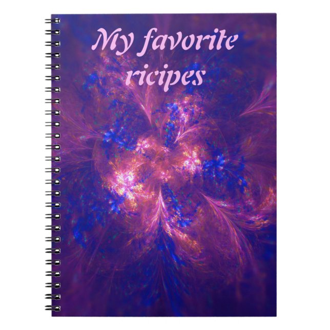 Cuaderno Resumen Azul Y Púrpura (Frente)