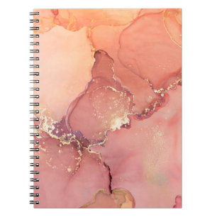 Cuaderno Resumen beige, fondo marrón, papel pintado. Mixina