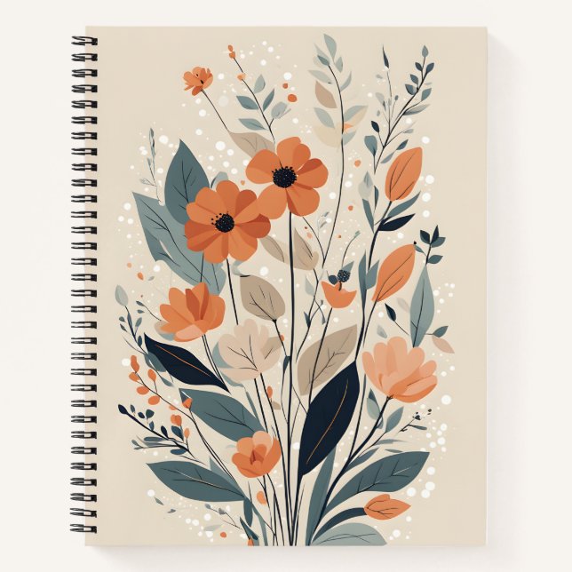 Cuaderno Resumen Boho Floral (Anverso)