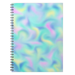 Cuaderno Resumen Bonito Pastel Swirls