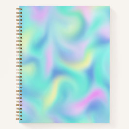Cuaderno Resumen Bonito Pastel Swirls