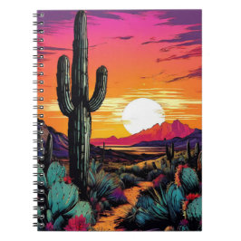 Cuaderno Resumen Cactus del Desierto | Diario de bloc de no