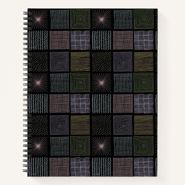 Cuaderno Resumen colorido de Guay negro (Anverso)