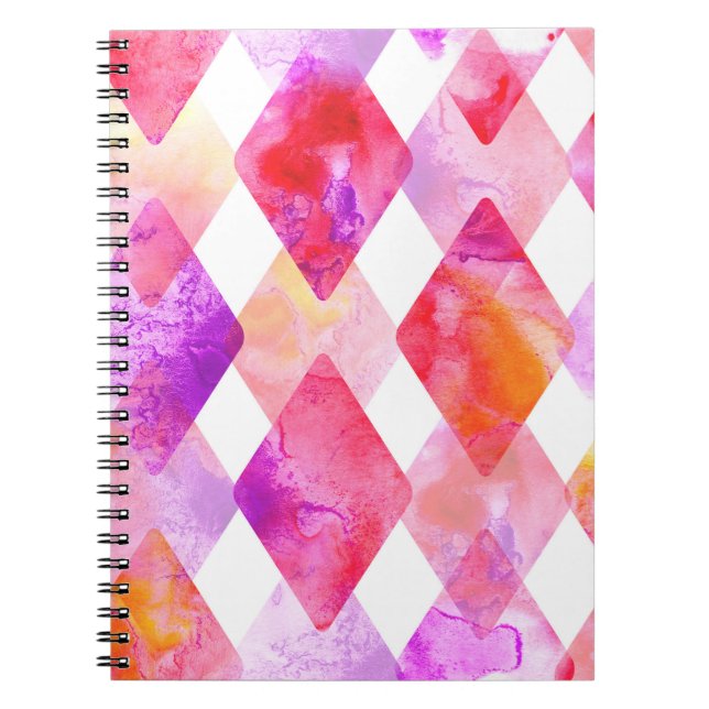 Cuaderno Resumen de Acuarela: Mano Pintada Sin Marea. (Frente)