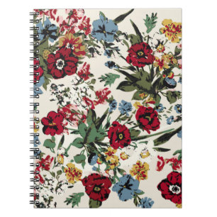 Cuaderno Resumen de arreglos de flores sólidas, en todo el