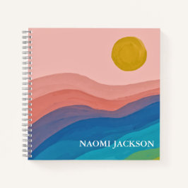 Cuaderno Resumen de arte Colorful Personalized Bullet Journ