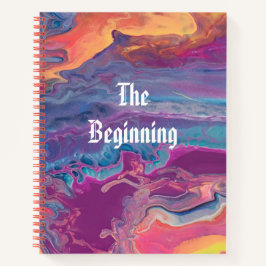 Cuaderno Resumen de arte de Rebecca Kelman Spiral Notebook