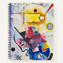 Cuaderno Resumen de arte moderno Kandinsky azul rojo amaril