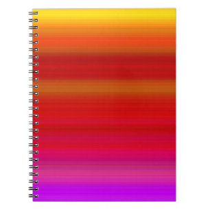 Cuaderno Resumen de bandas multicolores
