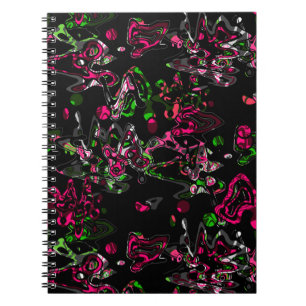 Cuaderno Resumen de brocha de salpicadura moderna de moda