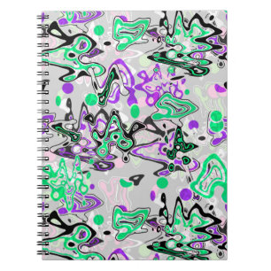 Cuaderno Resumen de brocha de salpicadura moderna de moda