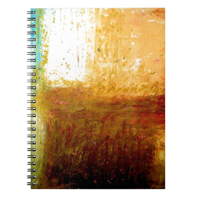 Cuaderno Resumen de color marrón amarillo (Frente)