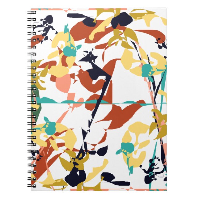 Cuaderno Resumen de flores rotas (Frente)