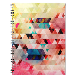Cuaderno Resumen de fondo acuático colorido brillante con