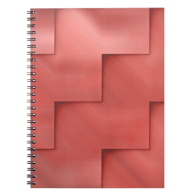 Cuaderno Resumen de fondo creativo rojo abstracto, arte, ar (Frente)