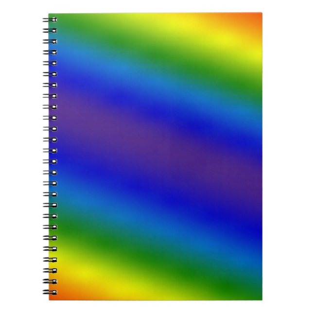 Cuaderno Resumen de fondo de malla de gradiente borroso en  (Frente)