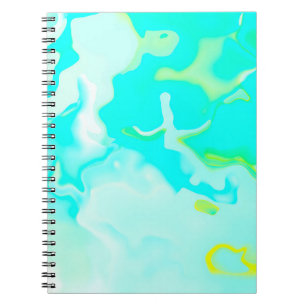 Cuaderno Resumen de fondo de nube suave en tonos pastel 