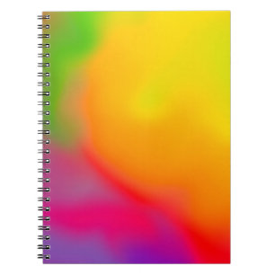 Cuaderno Resumen de fondo de nube suave en tonos pastel