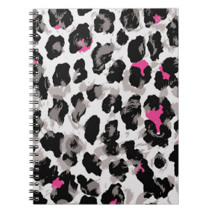 Cuaderno Resumen de fondo de textura animal, leopardo, áfri