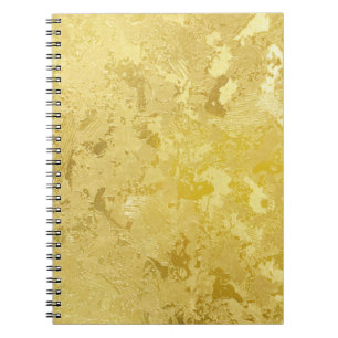 Cuaderno Resumen de fondo de textura gruesa de oro
