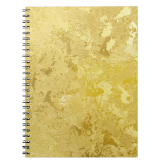 Cuaderno Resumen de fondo de textura gruesa de oro
