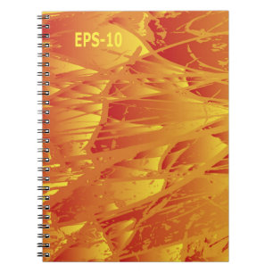 Cuaderno Resumen de fondo. Fondo creativo vintage.