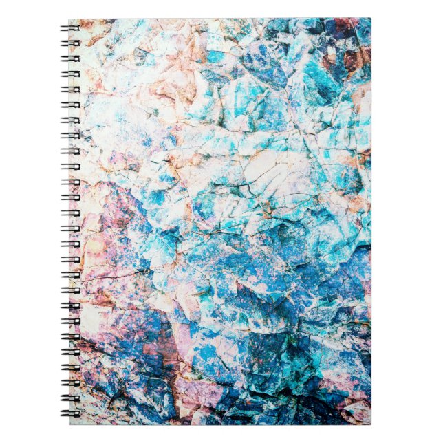Cuaderno Resumen de fondo grueso abstracto, edad, antigüeda (Frente)