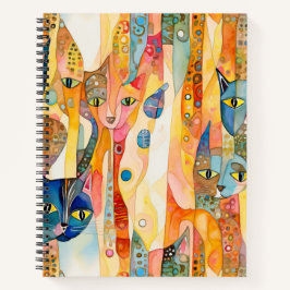 Cuaderno Resumen de gatitos portátiles