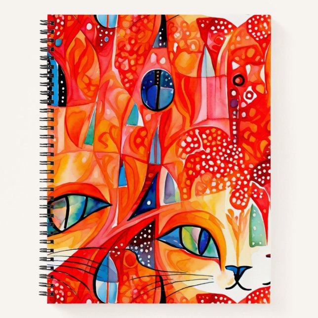 Cuaderno Resumen de gatitos portátiles (Anverso)